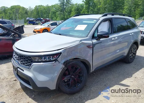 2022 Kia Sorento X-Line S из США, поврежденный, VIN 5XYRLDLC4NG147788